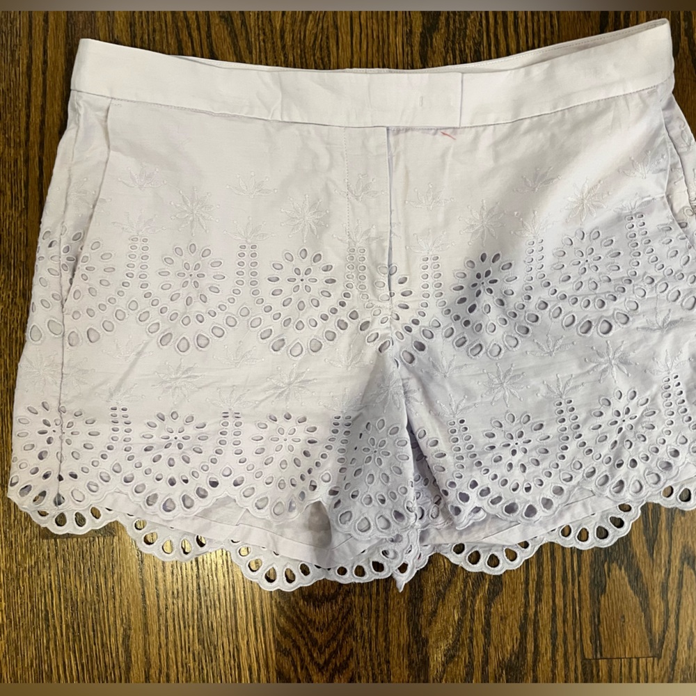 Ann Taylor lilac “Devin city shorts”